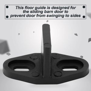 Guide inférieur, guide au sol, porte coulissante en verre sans cadre portes  en verre sans cadre salle de douche HB017 - Cdiscount Bricolage