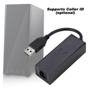 Pilote De Modem Externe Num/érotation Automatique Double Port De Modem De T/él/écopie Usb2.0 56k pour Win 7//Win 8//Win 10//Win XP Identification De Lappelant