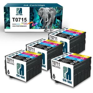 CARTOUCHE IMPRIMANTE 20 Packs Cartouches Compatibles pour Epson T0711 p
