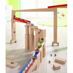 ALSGON Premium Qualit/é Marble Run Jouet,Toboggan Et Circuit /à Billes Parcours De Bille Blocs De Construction Boule Piste Marbre Billes pour Enfants Jouets Educatif