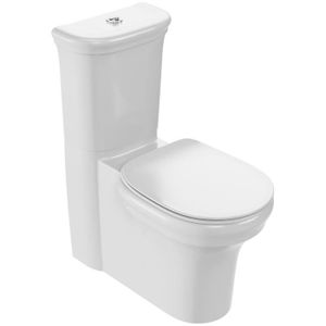 WC - TOILETTES Pack WC au sol sans bride JACOB DELAFON Cléo 1889 + réservoir + abattant