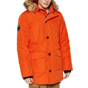 Parka homme orange Cdiscount