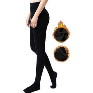 SHEPIN Collant Polaire Femme Collant Effet Transparent Collants Thermiques  Taille Haute Hiver Extensibles Leggings Chaud Doublés de Molleton  Translucide, 34 : : Mode