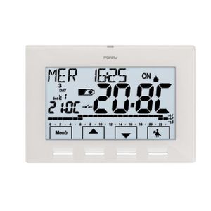 Thermostat digital journalier 230V serie next blanc Perry