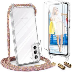 Coque Samsung Galaxy S21 Ultra 5G，coque +Protecteur d'écran Film [2 Pièces]  360 degrés Protection PC dur bumper- Rouge Noir - Cdiscount Téléphonie