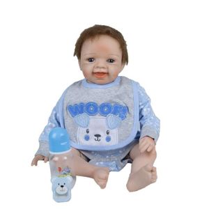 POUPÉE RUMOCOVO® Poupée bébé Reborn en coton, 22 pouces, haute qualité, liquidation, corps, bébé en bas âge,Option 5