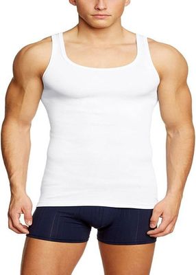 Maillot de corps Calida - 12010-001 - Athletic-Shirt Twisted Cotton d'interieur Homme