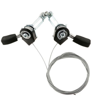 Hapivida Manettes Vitesse + Freins Vélo Alliage Aluminium 2x8 Avec Câbles