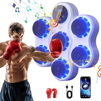 ADSAQOP Machine de Boxe Musicale, Mural Professionnel Entraîneur de