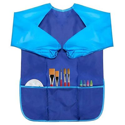 2 Tabliers De Peinture Enfant Manches Longues - Imperméables, Avec Poches | Idéal Pour Activités Manuelles, Cuisine, Bricolage 3-8 Ans