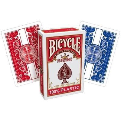 Jeu de cartes Bicycle Prestige - 100 % plastique - BCD JEUX