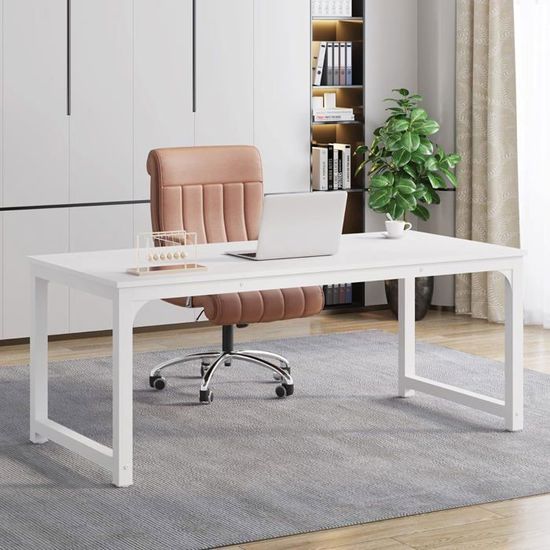Table à Manger Rectangulaire 6 Personnes – Plateau Faux Marbre Et Pieds Dorés – Design Moderne