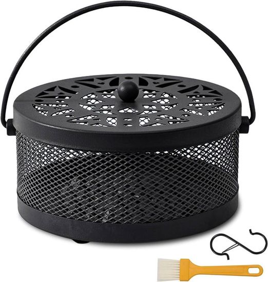 Porte-spirale Anti-moustiques - 2 Pièces Métal - Support Bobine Répulsif - Intérieur/Extérieur - Noir Et Vert Accessoire Anti-insectes