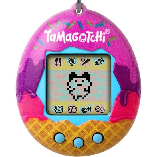 VIDOO Animal Virtuel Cyber Pet Rouge - Jeu Électronique Pét Avec Écran Et Soins œuf Tamagotchi Retro