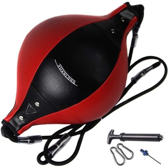 Balle Vitesse Boxe Balle De Boxe Double Extrémité - Speedball Avec Pompe Et Crochet Pour Entraînement MMA Et Boxe Punching Ball