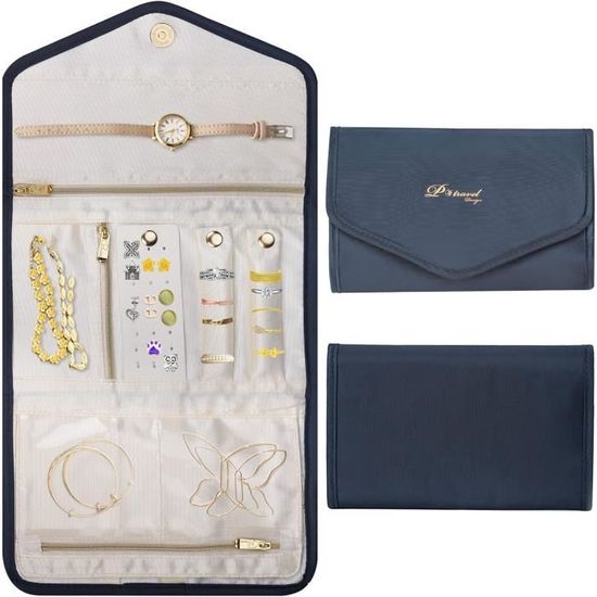 Teaoy Trousse à Bijoux de Voyage, Étui à Bijoux de Voyage pour bagues Teaoy Trousse à Bijoux de Voyage, Étui à Bijoux de Voyage pour bagues