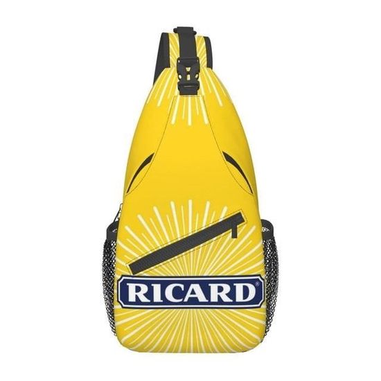 Sac à dos bandoulière Ricard jaune  -  Rick Boutick