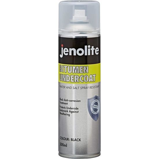 Bitume Châssis Dessous AntiCorrosion Aérosol Peinture Noir Scellant de soubassement de