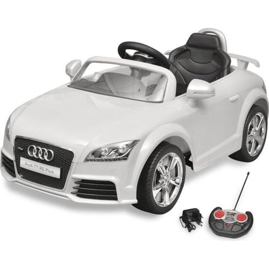 Voiture électrique Audi TT RS pour enfants - Blanc - 12 mois et plus - Fille
