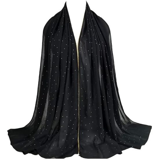 Hijab Prêt-à-porter Long Pour Femme – Turban Musulman élastique, Polyester Doux - 11