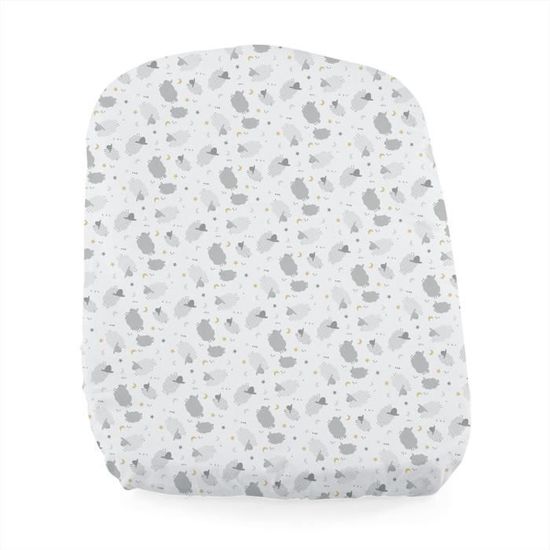 Drap housse transat CHICCO Baby Hug 4 in 1 motif mouton gris