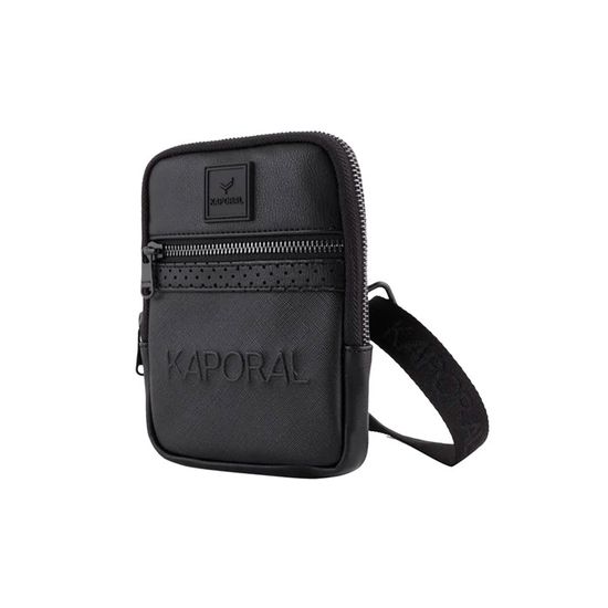 Sacoches Kaporal Latha logo relief Noir Homme Cdiscount