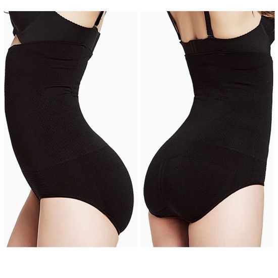 Culotte Gainante Femme FallSweet - Culotte Gainante Taille Haute - Sans Couture - Invisible Sous Les Vêtements - Pour Post-partum Taille Haute Sans Couture