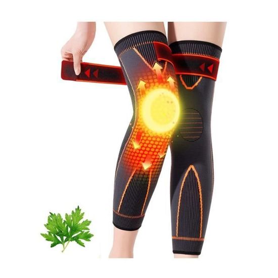 Genouillères Auto-Chauffantes à Tourmaline – Soulagement Chaleur Naturelle Pour Douleurs Articulaires, Sport Et Hiver