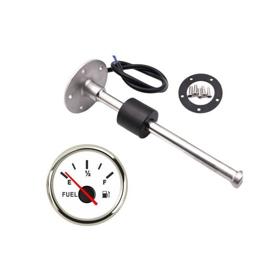 Indicateur Niveau D'Eau KAOLALI - 0-190 Ohm - IP67 - Pour Réservoir Voiture/Camping-Car - Φ52mm