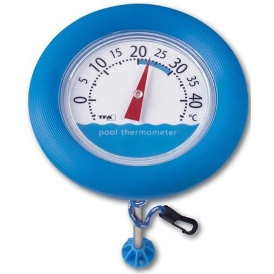Thermomètre de piscine - TFA - 40.2007 - Plage de températures 0-40°C - Étanche