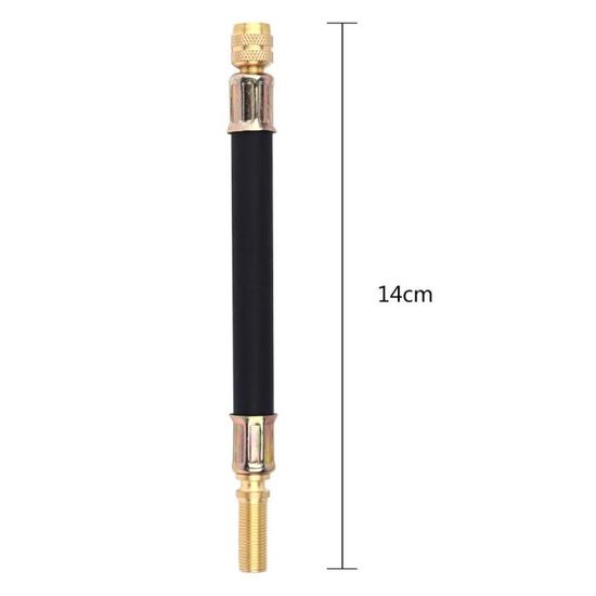 Kit Extension Valve De Pneu 140 Mm - 4 Pièces + 2 Pinces - Pour Camions, Camping-cars, Remorques - 2