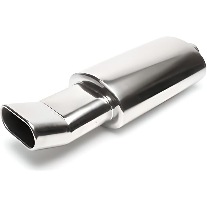 96UNI1 Pot silencieux echappement universel Inox 70 x 140mm DTM