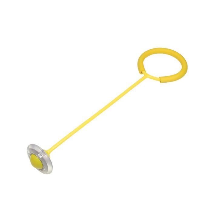 TOMSHOO 65cm clignotant balles rebondissantes sport balançoire balle un pied sauter balle sauter cor - Modèle: Jaune - HSJSTSA03617