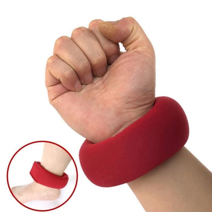 Gymnastique cheville poignet sac de sable poids sangles force réglable exercice d'entraînement Oxfor - Modèle: Rouge - HSJSZHA05243