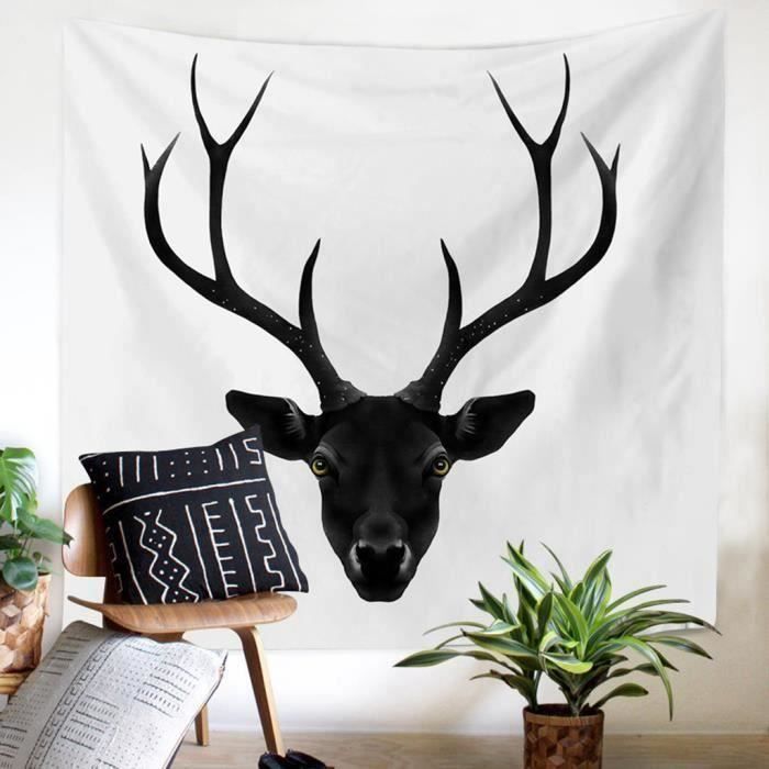 Ywei Imprimer coloré tapisserie Art de mur de pièce Hanging Tapisserie Art Nature Décoration d'intérieur_MO2269