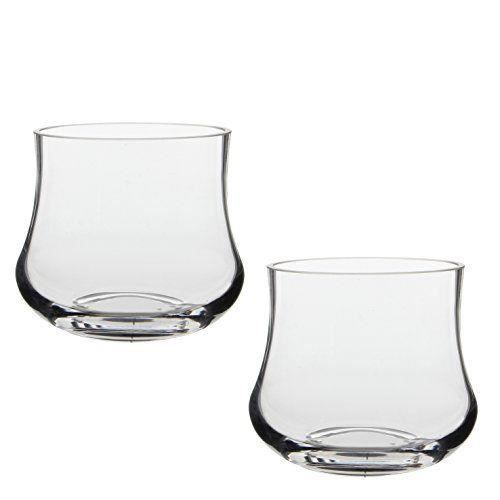 MICA Lot de 2 Pots Kres - Verre - Ø 17,5 x H 15,5 cm