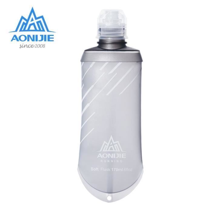 Gourde - Bouteille isotherme,AONIJIE - bouteille d'eau SD23 en TPU pliable de 170ML,Gel de Nutrition pour le sport,bouteille d'eau