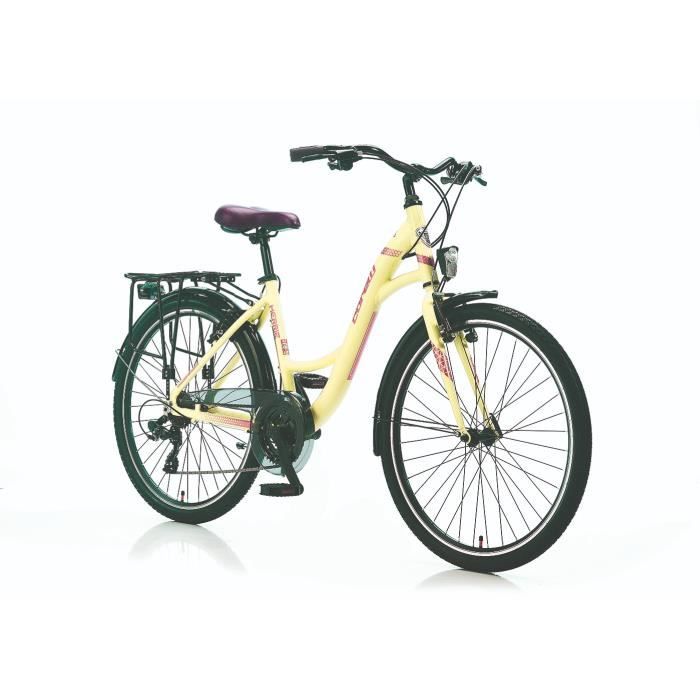 CORELLI - vélo city 28- MERRIE - cadre alu, 21 vitesses.