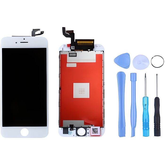 Kit Vitre tactile IPHONE 6S PLUS BLANC + Ecran LCD assemblés + OUTILS OFFERTS Qualité GRADE AAA