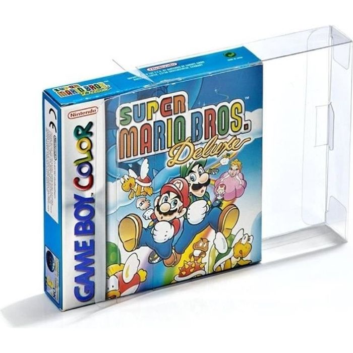 Link-e : 10 X Boitier de protection plastique compatible avec boites de jeux Nintendo Gameboy, Color, Advance (GB, GBC, GBA)