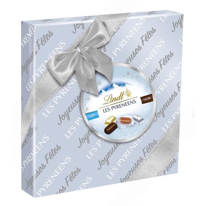 LINDT Boîte Cadeau Pyrénéens Chocolat Assorti - 204 g