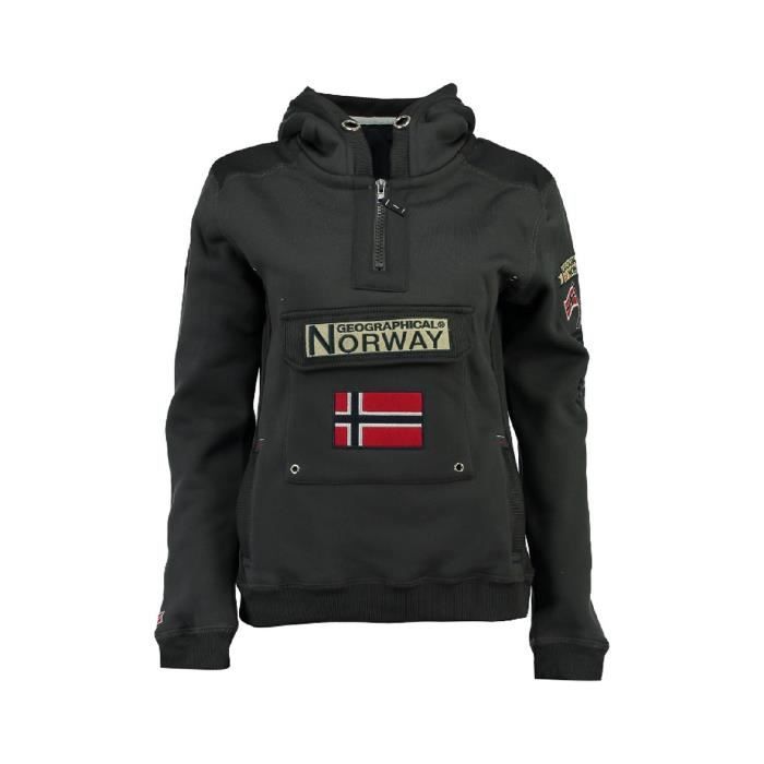 Sweat Femme Geographical Norway Gymclass New B Gris