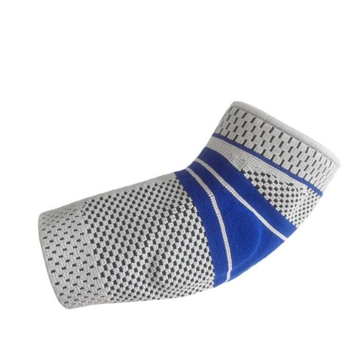 PROTEGE-CHEVILLES - CHEVILLERE,Coudière soutien de Compression coudière pour tendinite Tennis coudière et - Type Gris clair-S