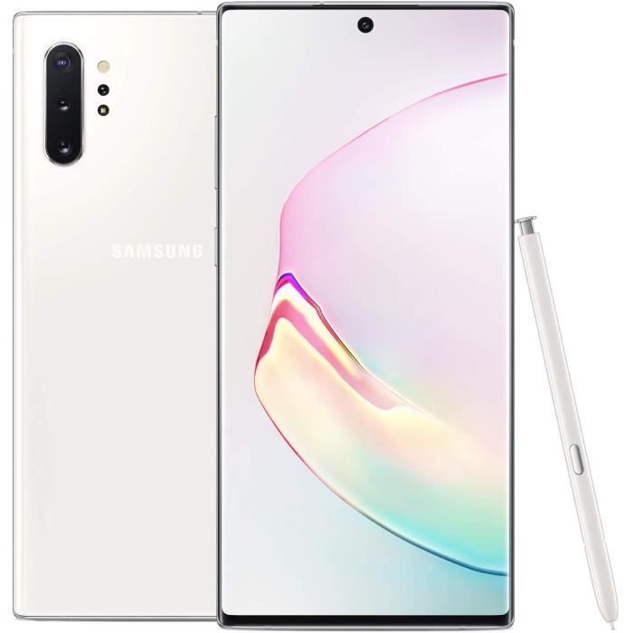 SAMSUNG Galaxy Note 10+ Blanc 256 Go Note 10 Plus Double SIM