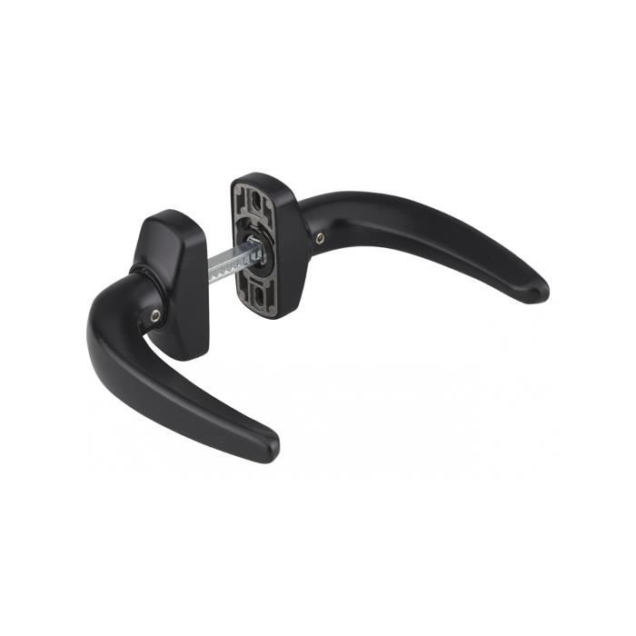 Thirard - BEQUILLE DOUBLE carré 8 noir 9005