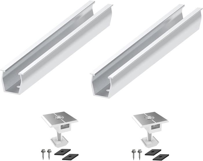 Lot 10 Clips Mise à La Terre Aluminium – Support Panneau Solaire Robuste Et Durable