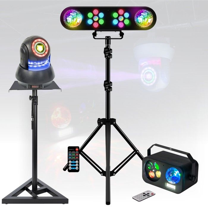 Jeux De Lumiere IBIZA LIGHT - 2 Lyres LMH250-RC IBIZA LIGHT LED RGBW JEU DE LUMIERE Lyre Led 150w
