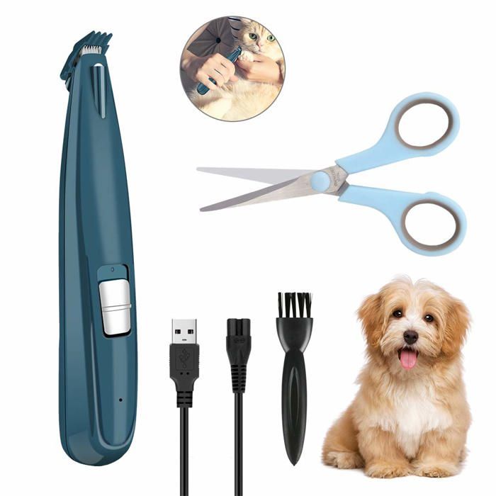 Meilleurs prix pour Tondeuse professionnelle pour chien, tondeuse électrique sans fil pour poils de chien, kit de toilettage pour chien, rasoir pour ch