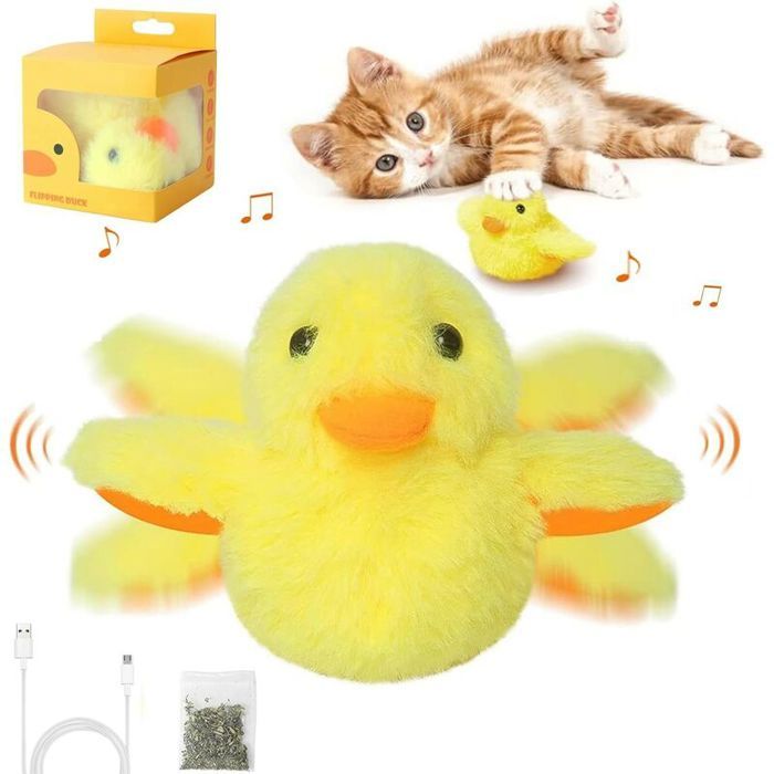 Meilleurs prix pour Jouet Chat Interactif Jouet de Canard Peluche par USBpour MâcherDiversion lexercice du Chaton