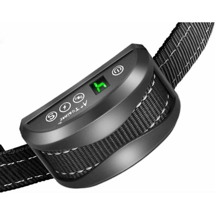 Meilleurs prix pour Collier Anti-aboiement Chien3 Modes Choc Électrique IP65 Batterie Rechargeable Sangle Reflechissant Réglable Petit Gros Chien